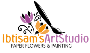 Logo Ibtisam's ArtStudio — handgemaakte bloemen, kunst en workshops